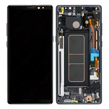 Samsung Note 8 LCD & Digitizer with Frame Black - Best Cell Phone Parts Distributor in Canada | Samsung galaxy phone screens | Cell Phone Repair