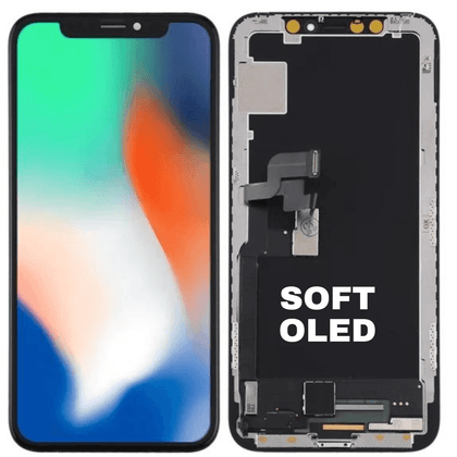 Soft OLED Material LCD Screen and Digitizer Full Assembly for iPhone X (Black) - Best Cell Phone Parts Distributor in Canada, Parts Source
