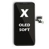 Soft OLED Material LCD Screen and Digitizer Full Assembly for iPhone X (Black)